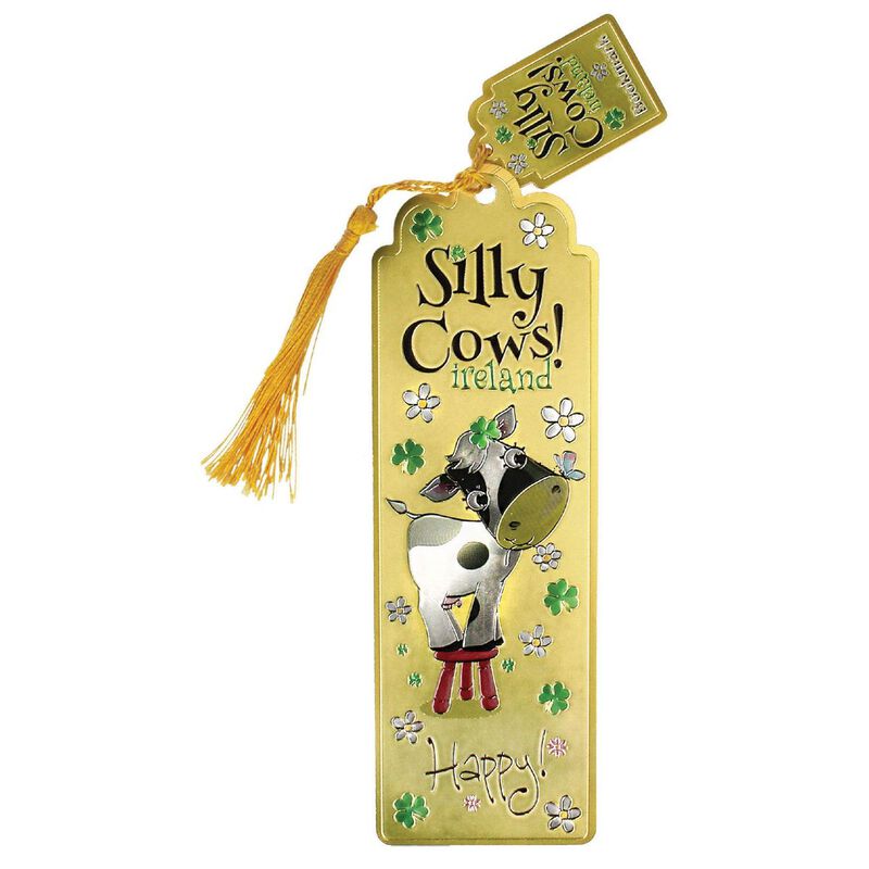 Silly Cows Happy Foil Bookmark
